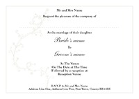 Marriage A6 Invitations by Templatecloud 