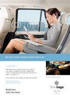 Taxi A5 Flyers by Templatecloud 