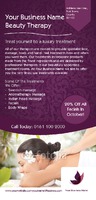 Massage 1/3rd A4 Flyers by Templatecloud 