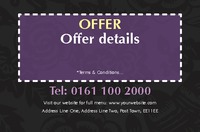 Takeaway Business Card  by Templatecloud 