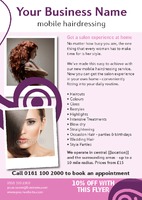 Beauty Salon A5 Flyers by Templatecloud 