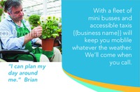 Taxi Hire Business Card  by Templatecloud