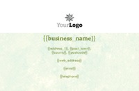 World Map Business Card  by Templatecloud