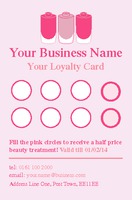 Salon Business Card  by Templatecloud 