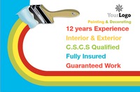 Decorating Business Card  by Templatecloud