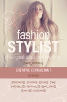 Beauty Salon Business Card  by Templatecloud 