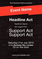 Music A4 Flyers by Templatecloud 