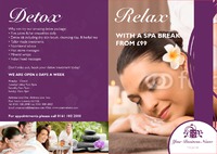Beauty Salon A4 Folded Leaflets by Templatecloud 