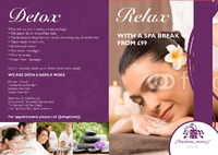 Beauty Salon A5 Folded Leaflets by Templatecloud 