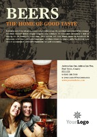 Restaurant A5 Flyers by Templatecloud