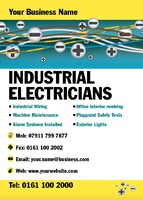 Electrician A6 Flyers by Templatecloud 