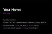 Night Club Business Card  by Templatecloud