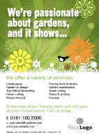Garden Maintenance A6 Flyers by Templatecloud 