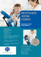 Massage A4 Flyers by Templatecloud 