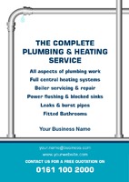 Plumbers A5 Flyers by Templatecloud 