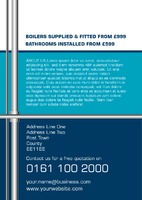 Plumbers A5 Flyers by Templatecloud