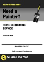 Painters and Decorators A6 Flyers by Templatecloud 