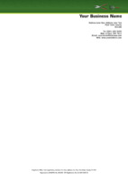 Garden Maintenance A4 Letterheads by Templatecloud 