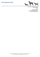 Pets A4 Letterheads by Templatecloud 