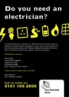 Electrical A4 Flyers by Templatecloud 