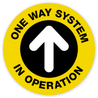 One Way System 400 x 400mm by Templatecloud 