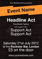 Music A6 Flyers by Templatecloud 