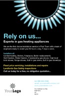 Gas Fitters 5.5" x 8.5" Flyers by Templatecloud 