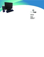 Computer Technicians 8.5" x 11" Stationery by Templatecloud 