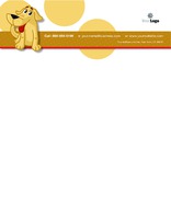 Pet Care 8.5" x 11" Stationery by Templatecloud 