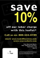 Electrical 4" x 6" Flyers by Templatecloud