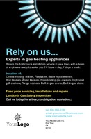 Gas Fitters 5.5" x 8.5" Flyers by Templatecloud 