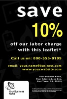 Electrical 4" x 6" Flyers by Templatecloud