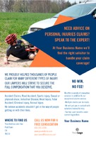 Personal Injury Claims 4" x 6" Flyers by Templatecloud 