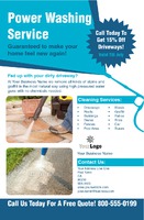 Cleaning 5.5" x 8.5" Flyers by Templatecloud 