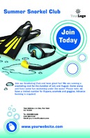 Swimming Pool 5.5" x 8.5" Flyers by Templatecloud 