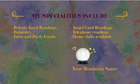 Tarot Card Reader 2" x 3.5" Business Cards by Templatecloud
