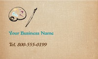 Art & Design 2" x 3.5" Business Cards by Templatecloud 