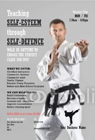 Martial Arts 4" x 6" Flyers by Templatecloud 