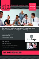 Lawyers 4" x 6" Flyers by Templatecloud 