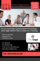 Lawyers 5.5" x 8.5" Flyers by Templatecloud 