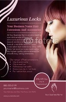 Salon 5.5" x 8.5" Flyers by Templatecloud 