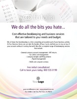 Accountants 8.5" x 11" Flyers by Templatecloud 