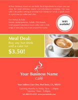 Restaurant 8.5" x 11" Flyers by Templatecloud