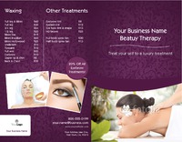 Massage 8.5" x 11" Brochures by Templatecloud 