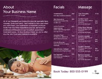Massage 8.5" x 11" Brochures by Templatecloud