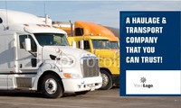 Logistics 2" x 3.5" Business Cards by Templatecloud 