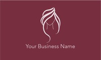 Salon 2" x 3.5" Business Cards by Templatecloud 