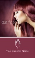 Salon 2" x 3.5" Business Cards by Templatecloud 