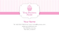 Bakery 2" x 3.5" Business Cards by Templatecloud 