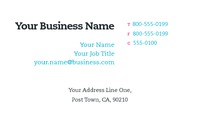 Technology 2" x 3.5" Business Cards by Templatecloud